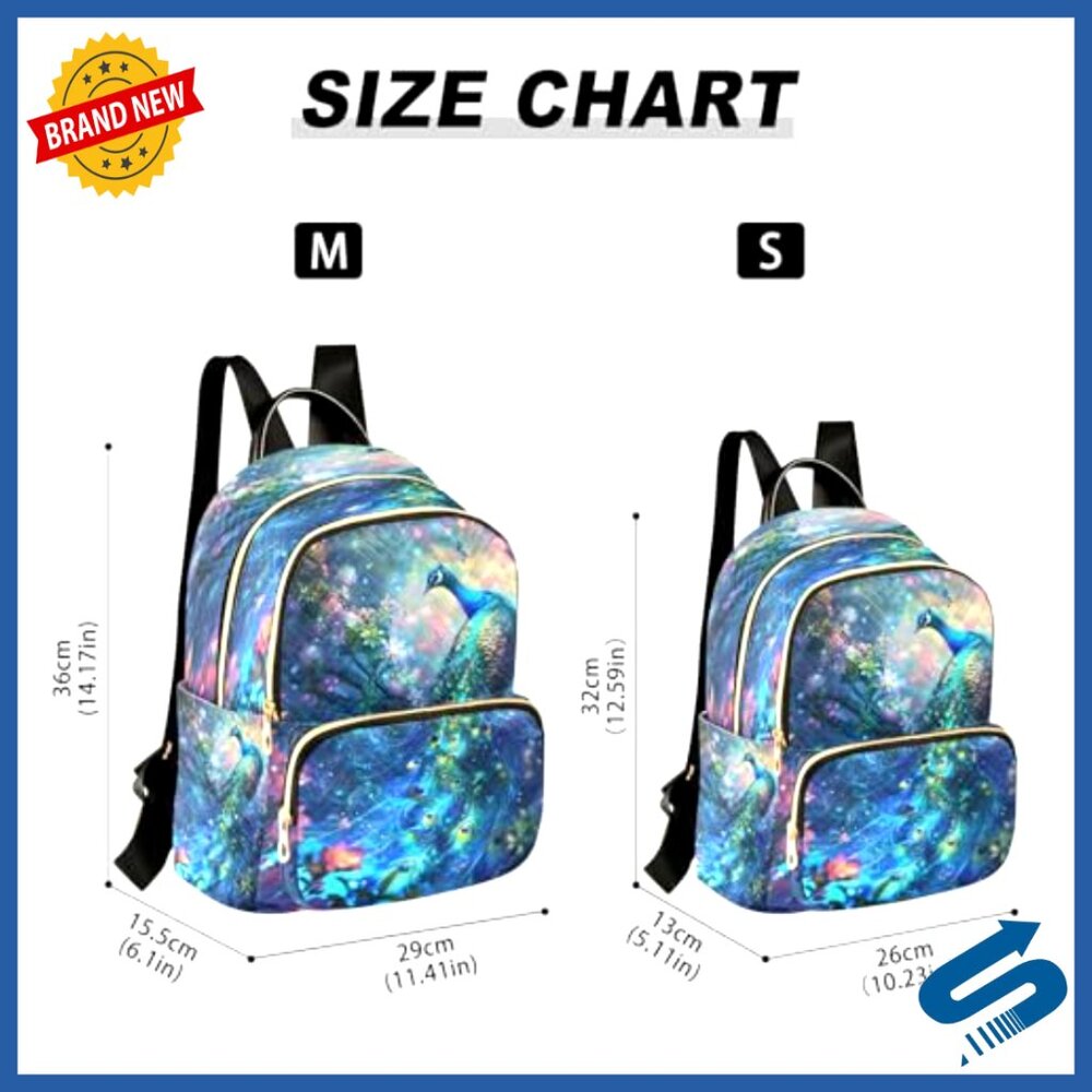 Quilted Wave Pattern Backpack Purse Lightweight T… - image 3